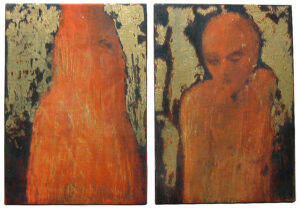 Gold diptych